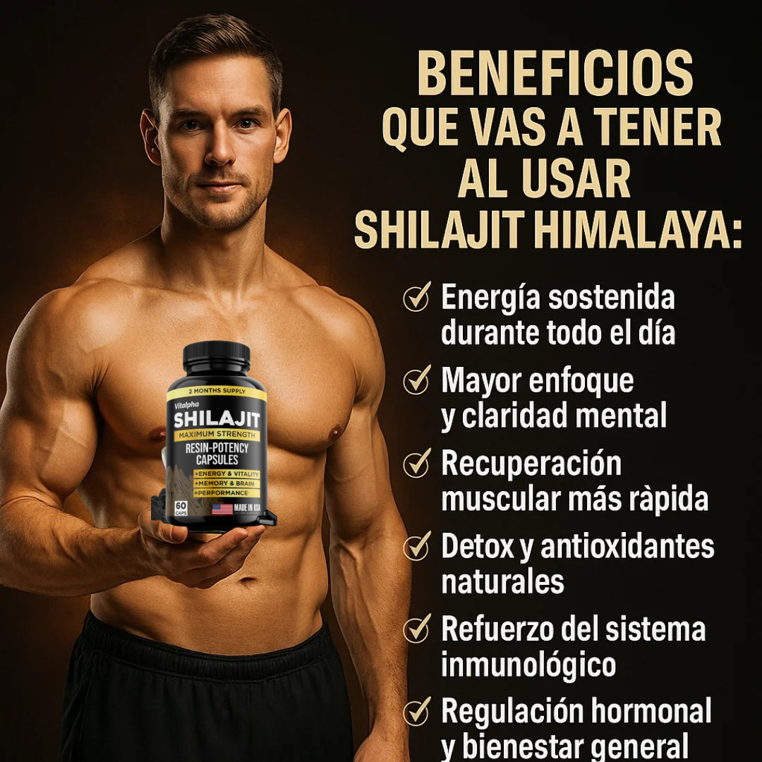 Shilajit del Himalaya ®| Premium - POTENCIADOR SEXUAL