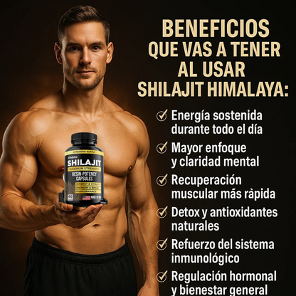 Shilajit del Himalaya ®| Premium  - POTENCIADOR SEXUAL