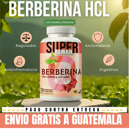 Berberina - Equilibrio de la Glucosa y Prevención Diabética + Envio Gratis