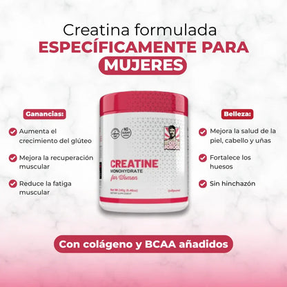 Creatina Monohidratada con Colágeno - Potencia tu Rutina para Resultados más Rápidos